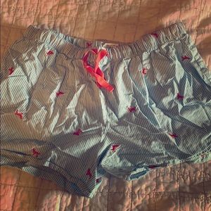 Black dog Pajama shorts